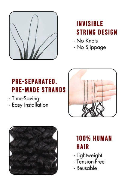 Braiding Feather Crochet Hair Spanish Curly