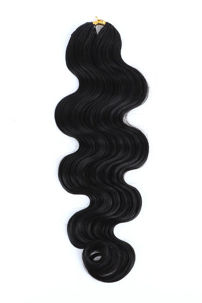 Double Drawn Feather Crochet Hair Extension Body Wave Human Hair Double-Strand