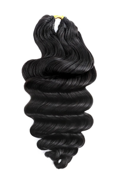 Feather Crochet Hair Extension Loose Wave Human Hair