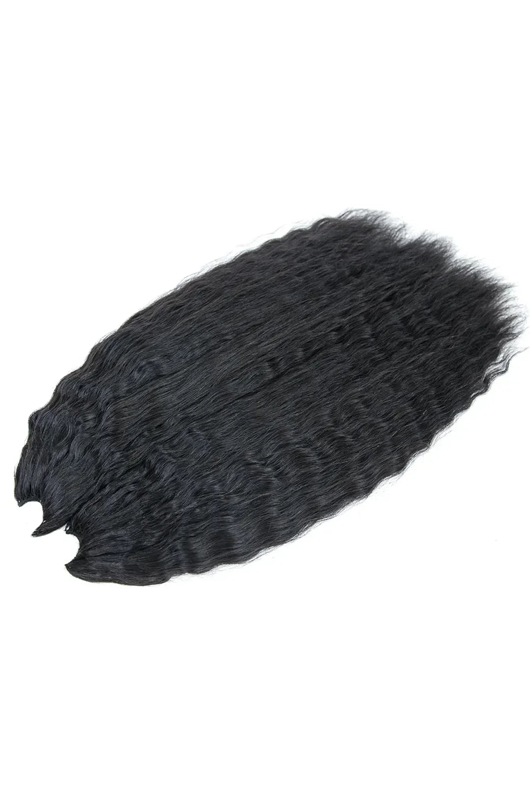 Feather Crochet Hair Extension Wet and Wavy Human Hair Double-Strand