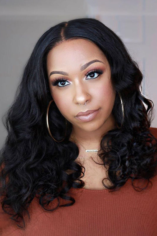 13x6 Glueless HD Lace Body Wave Natural Black-HD33