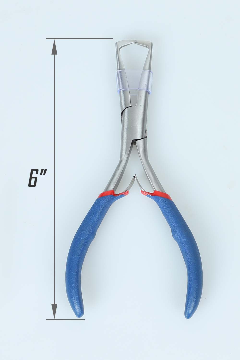Hair Extension Removal Pliers Stainless Steel Silicone Wrapped Handle