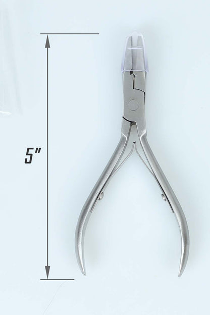 Hair Extension Universal Compact Pliers Stainless Steel with Teeth