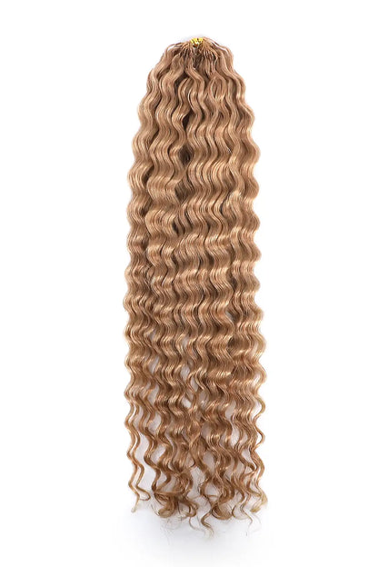 Honey Blonde #27 Water Wave Feather Crochet Human Hair
