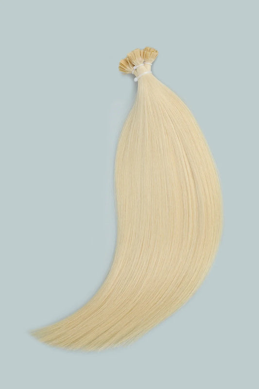 Keratin Bonded Hair Extensions | Flat-Tip | Blonde 613# Hair