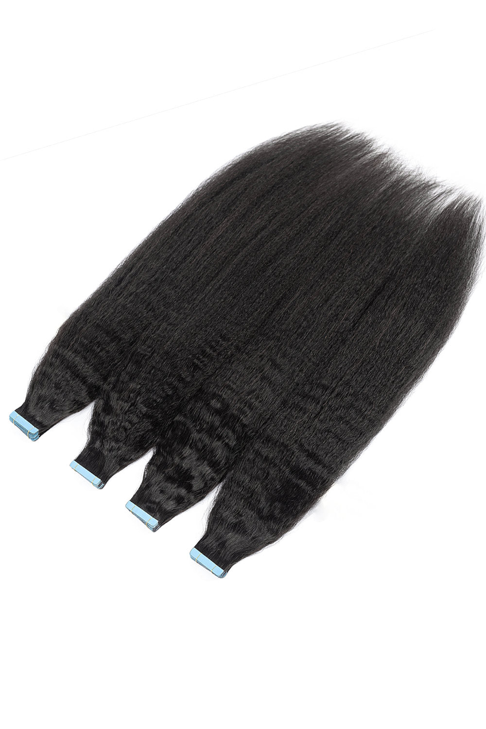Kinky Straight Tape In Hair Extensions For Black Fine Hair Invisible