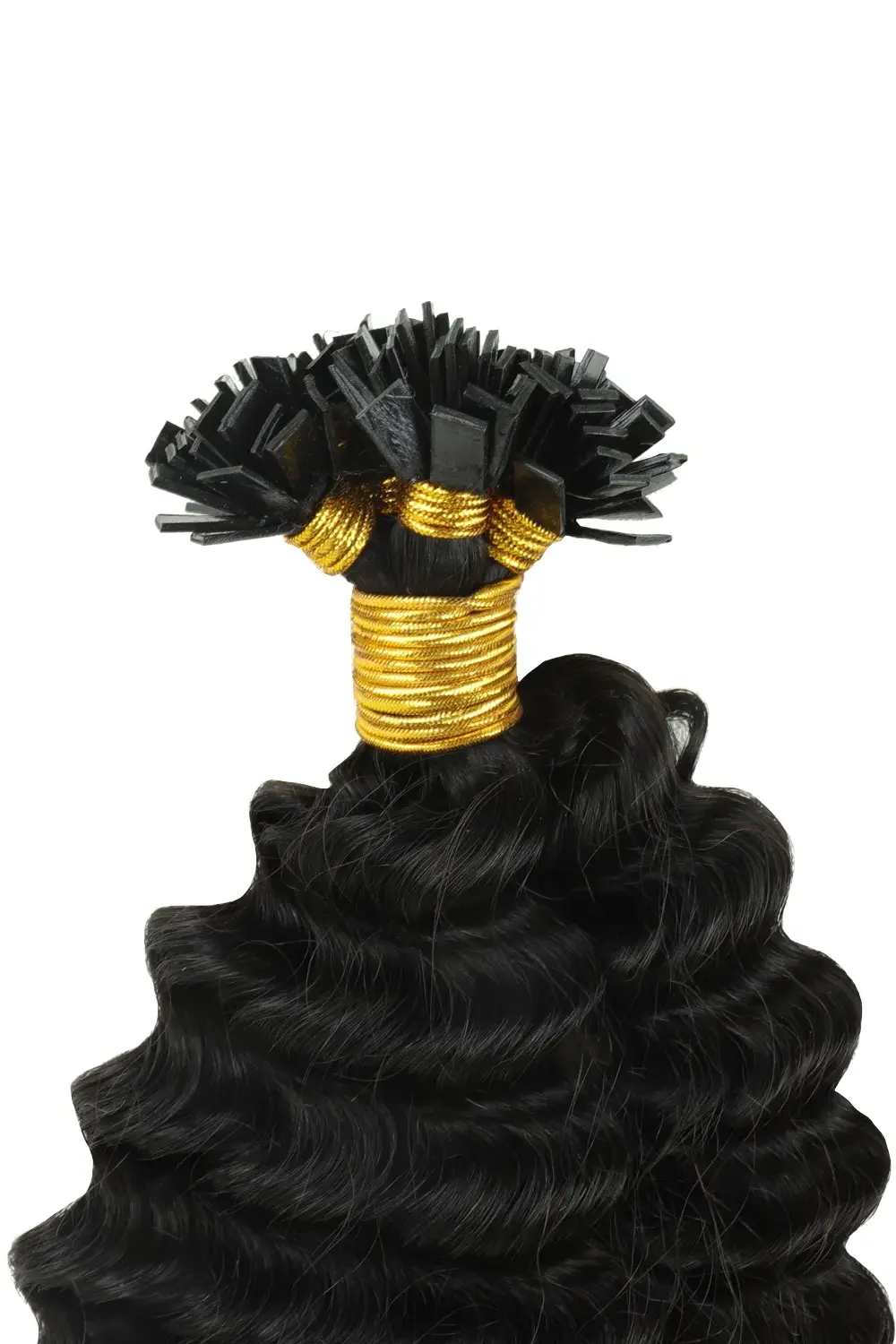 Loose Curly | Flat-Tip | Keratin Bonded Hair Extensions 100 Pcs/Set