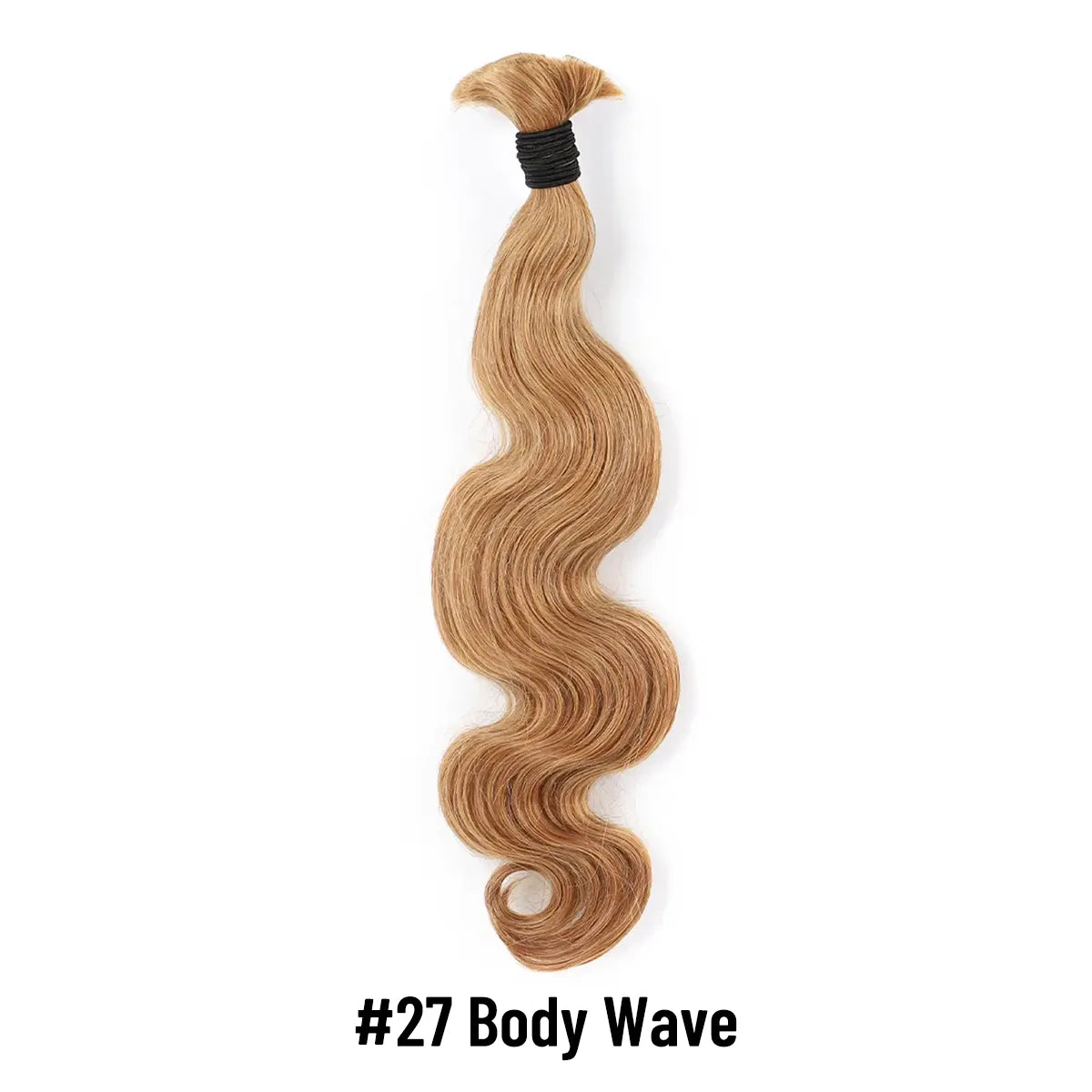 Medium Blonde Bulk Hair For Braiding Body Wave BU50