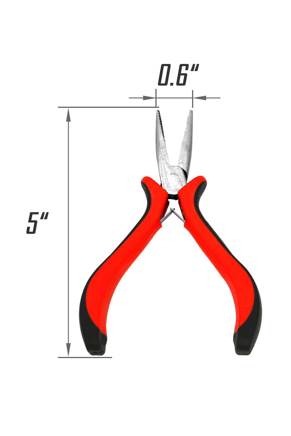 Micro Ring Bead Hair Extension Pliers Curved Tip with Teeth