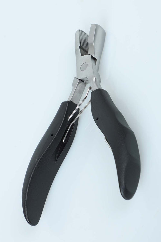 Multi-function Hair Extension Pliers Stainless Steel Flat with Teeth