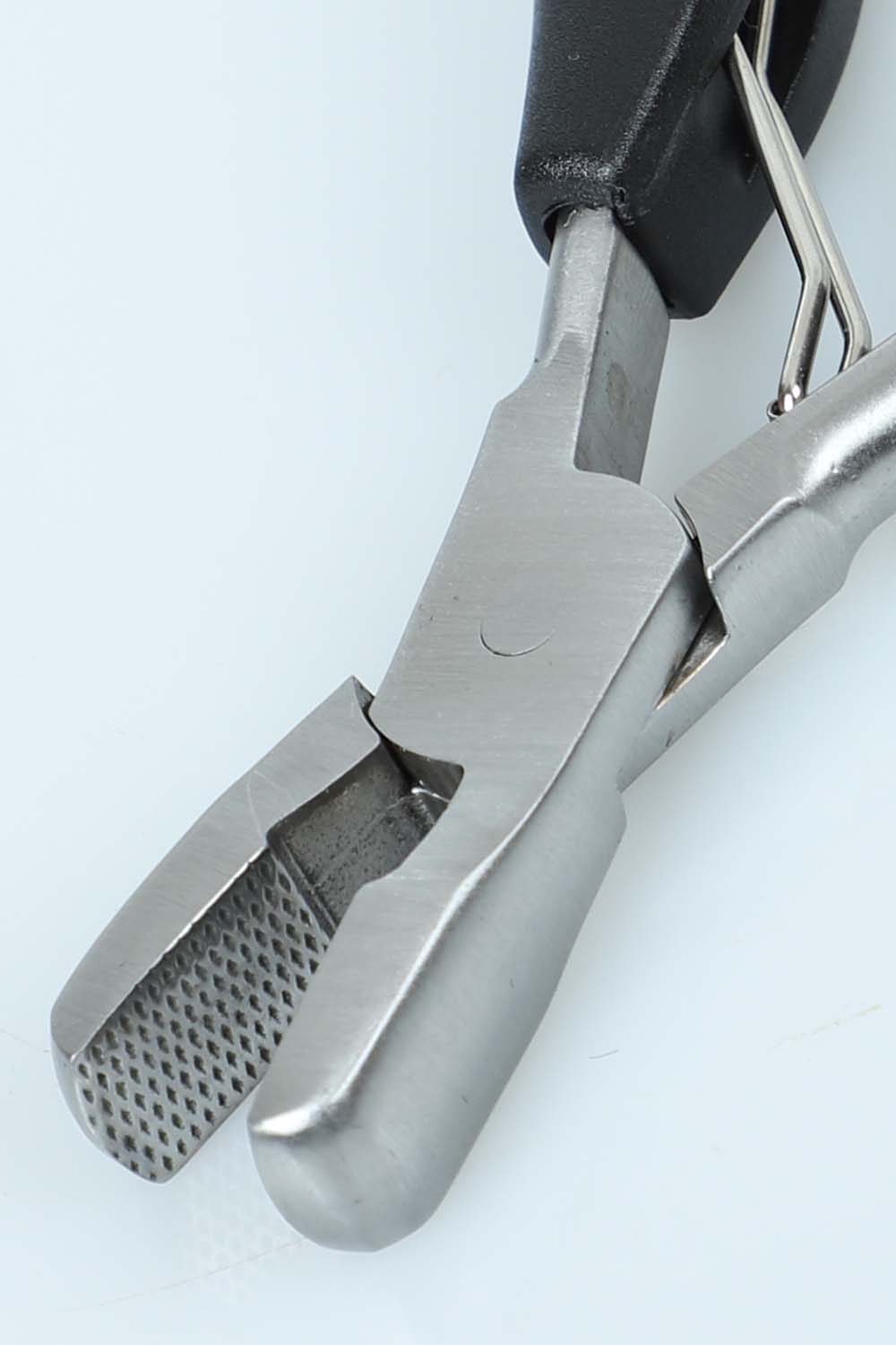 Multi-function Hair Extension Pliers Stainless Steel Flat with Teeth