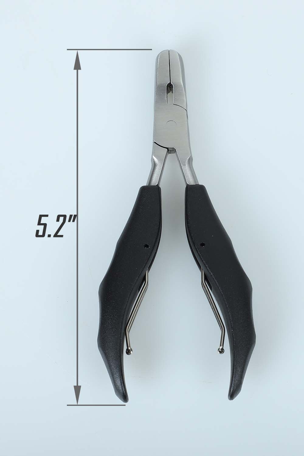 Multi-function Hair Extension Pliers Stainless Steel Flat with Teeth