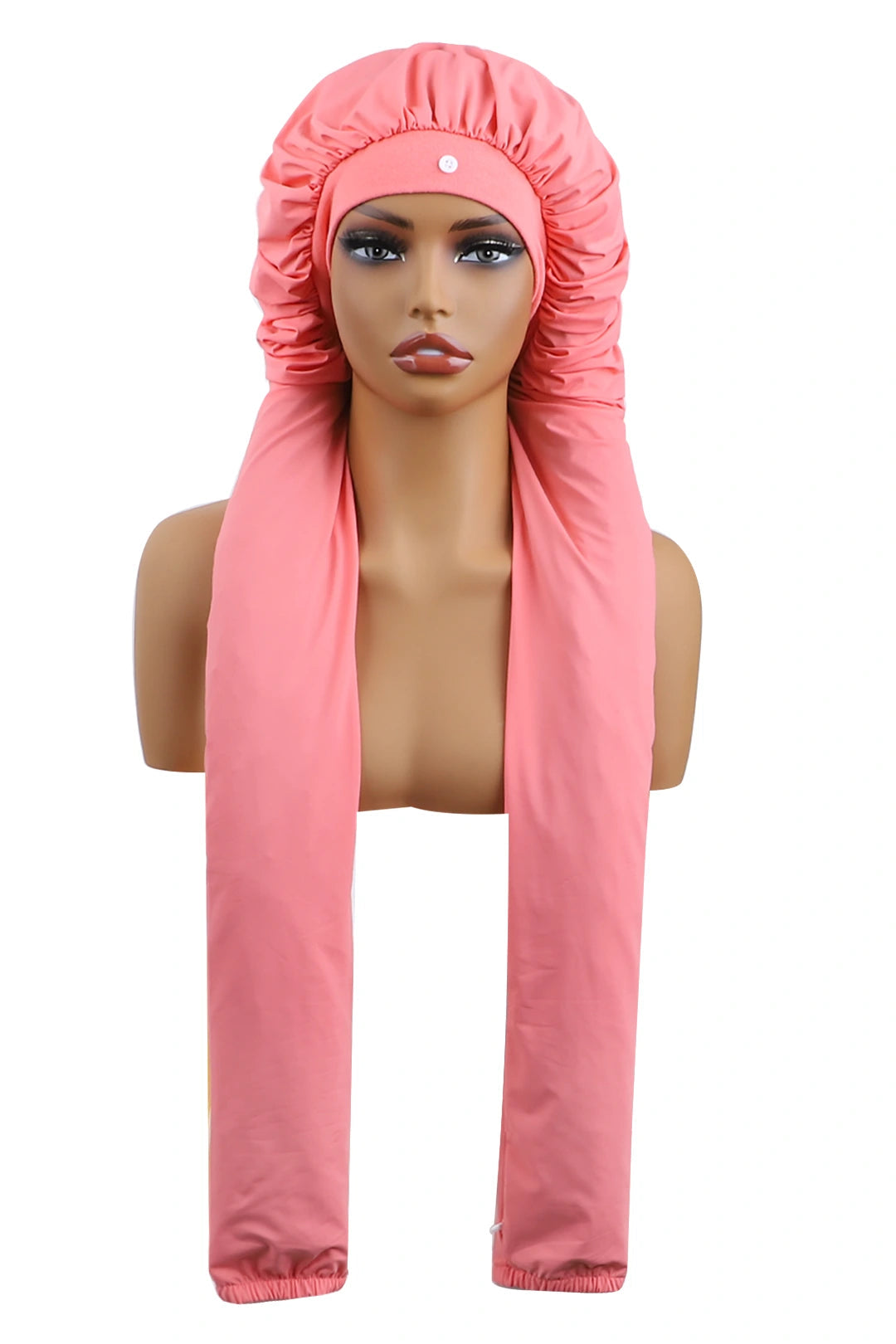 Pantyhose Sleeping Bonnet for Long Braids & Hair Elastic Satin Adjustable