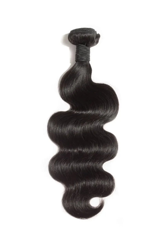 Premium Indian Raw Hair Bundle Body Wave Natural Color 12A