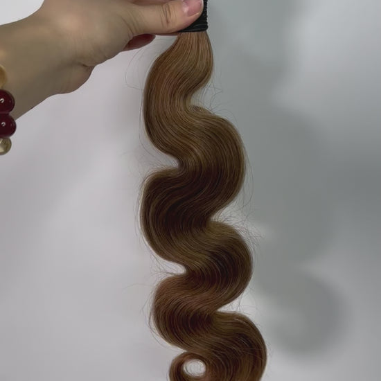 #8 Color Light Blonde Body Wave Bulk Human Hair for Braiding