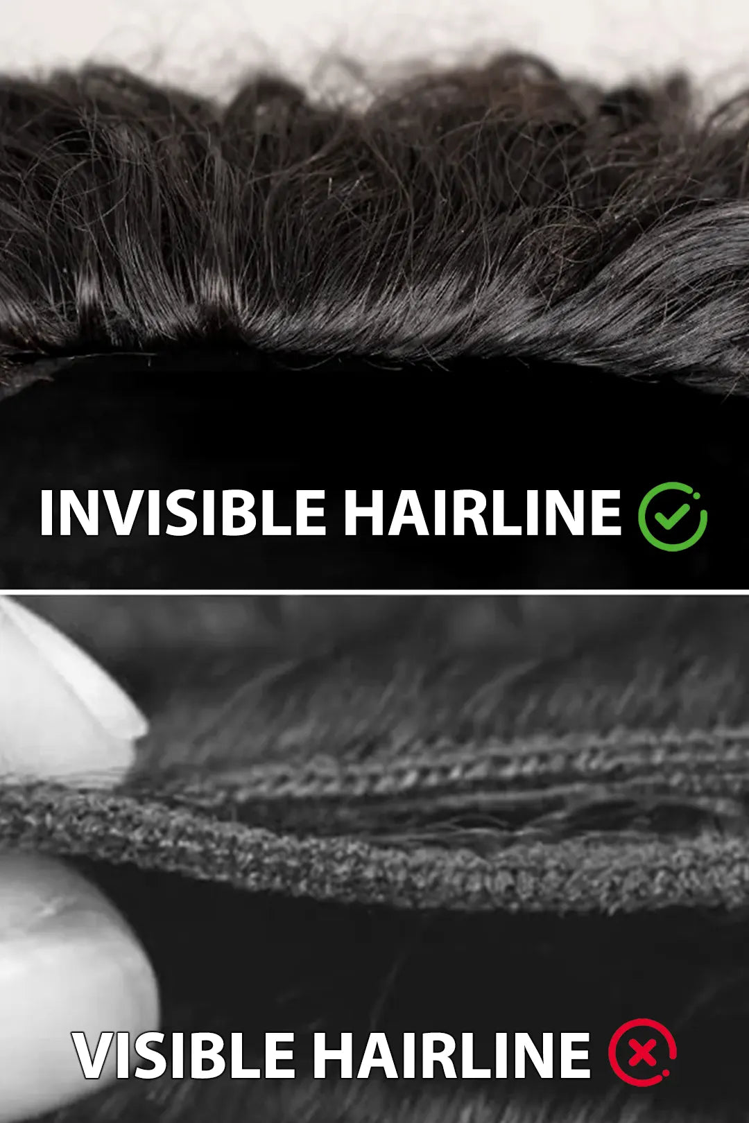 Burmese Curly with Spiral Curls Ends Half Wig Flexible Fit Drawstring