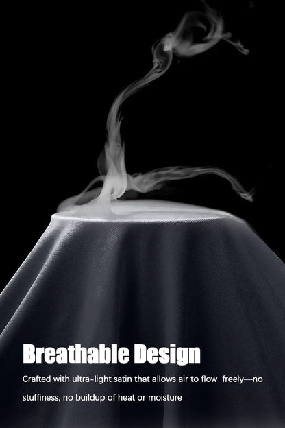 Product description of pantyhose sleeping bonnet elastic satin adjustable velcro