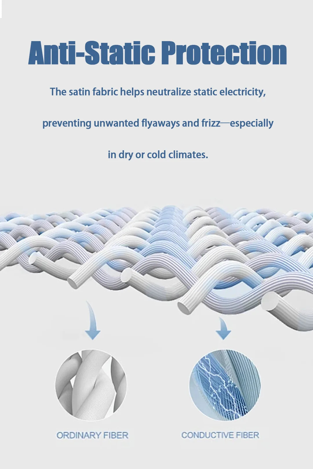 Product description of pantyhose sleeping bonnet elastic satin adjustable velcro