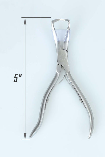 Small Hair Extension Removal Pliers Ergonomic Stainless Steel