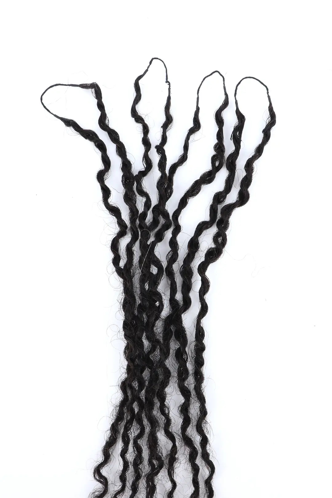 Double Drawn Twist Braided Crochet Miracle Knots Human Hair