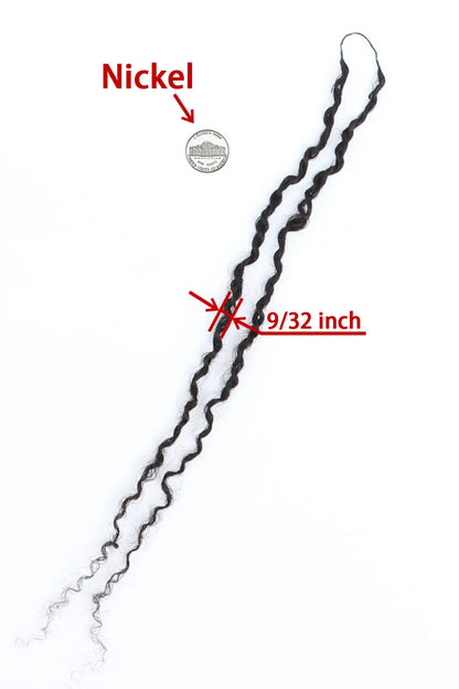 Double Drawn Twist Braided Crochet Miracle Knots Human Hair