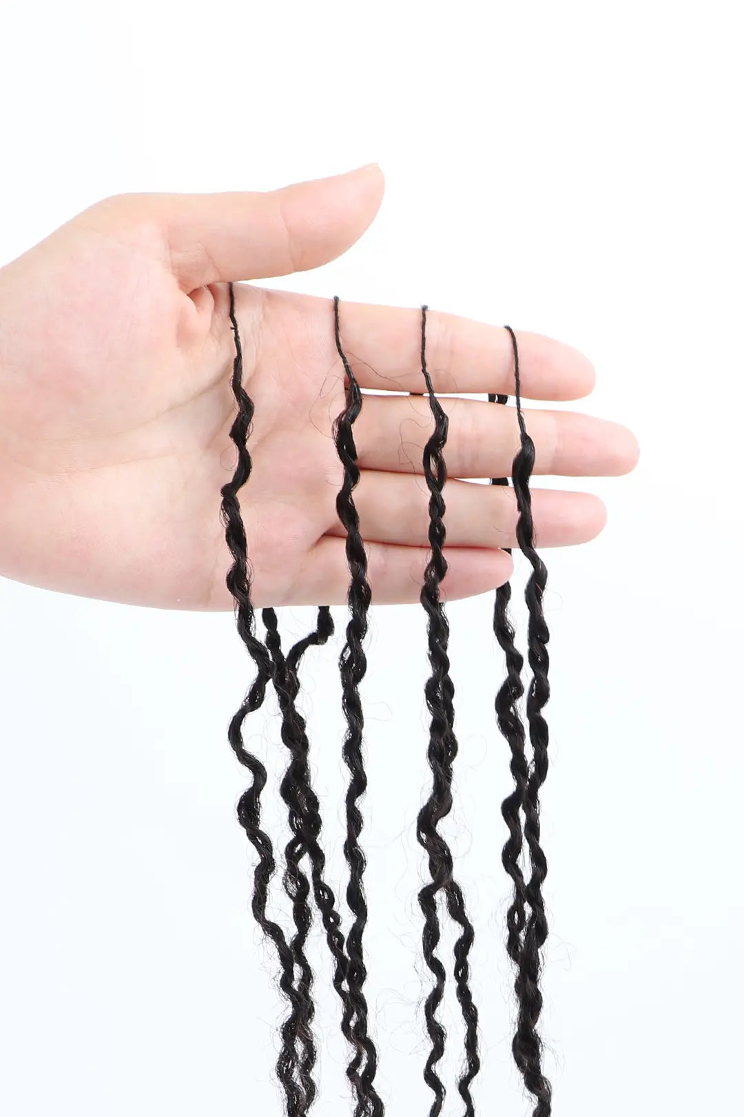 Double Drawn Twist Braided Crochet Miracle Knots Human Hair