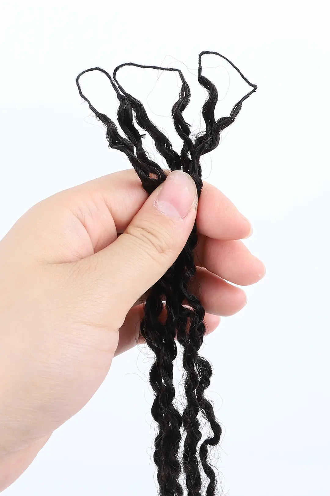 Double Drawn Twist Braided Crochet Miracle Knots Human Hair