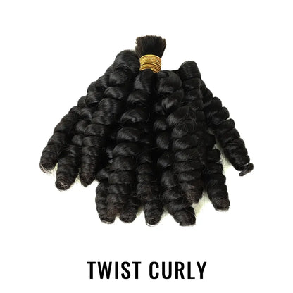 Double Drawn Bulk Hair Deal - 18 inch Natural Black