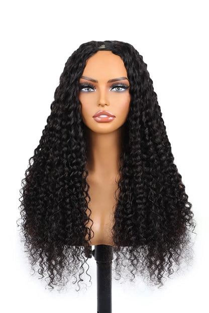 U Part Wig Human Hair Beginner Friendly - 3 Bundles