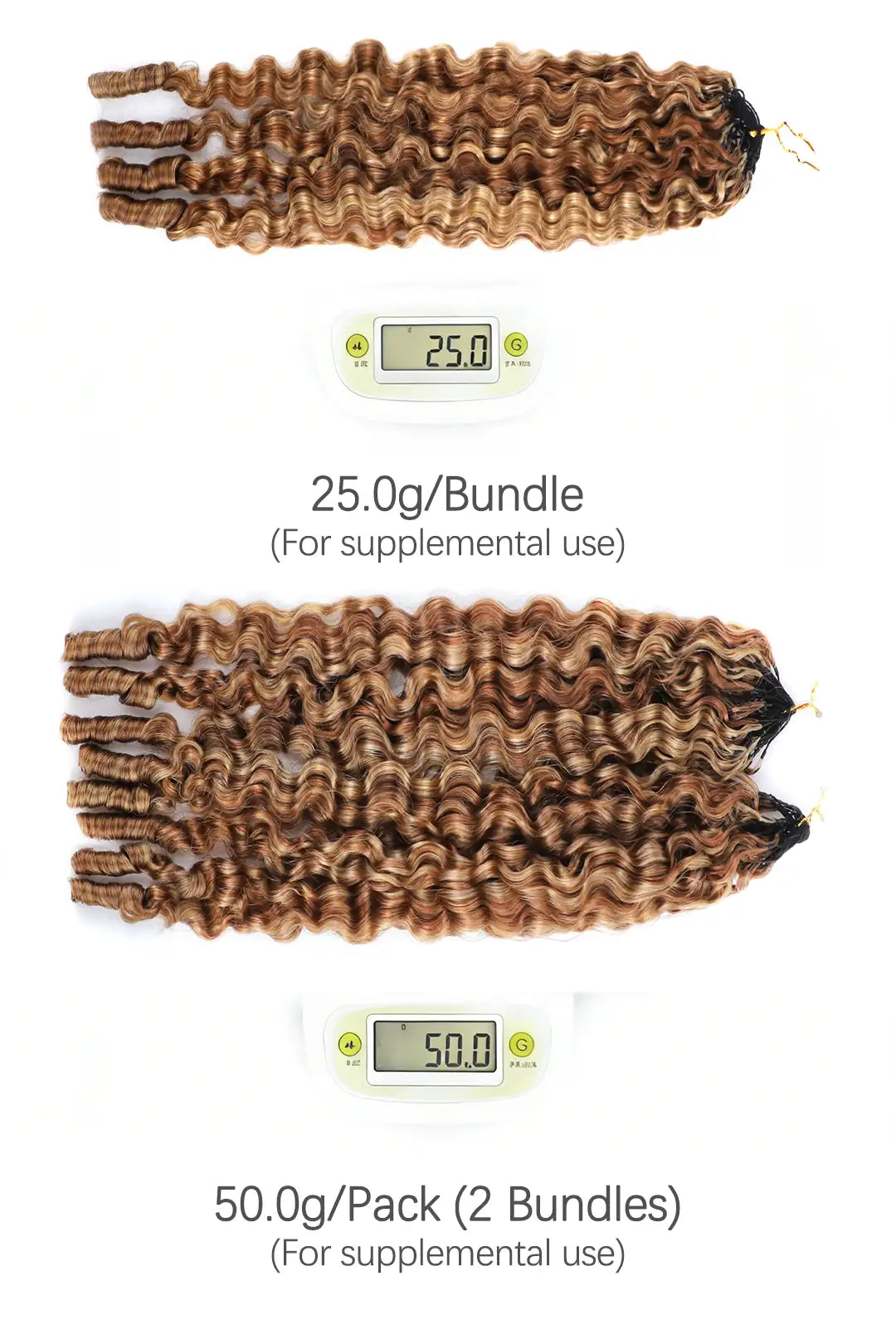 #27/30 Mixed Color Burmese Curly with Spiral Curls Crochet Miracle Knots Hair