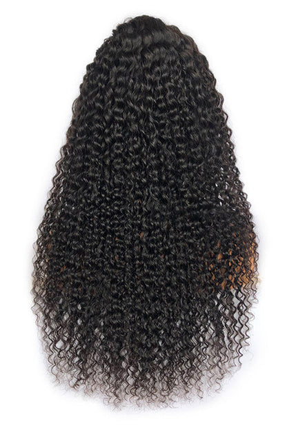 13x6 Glueless HD Deep Curly Fake Scalp Wig-HD03