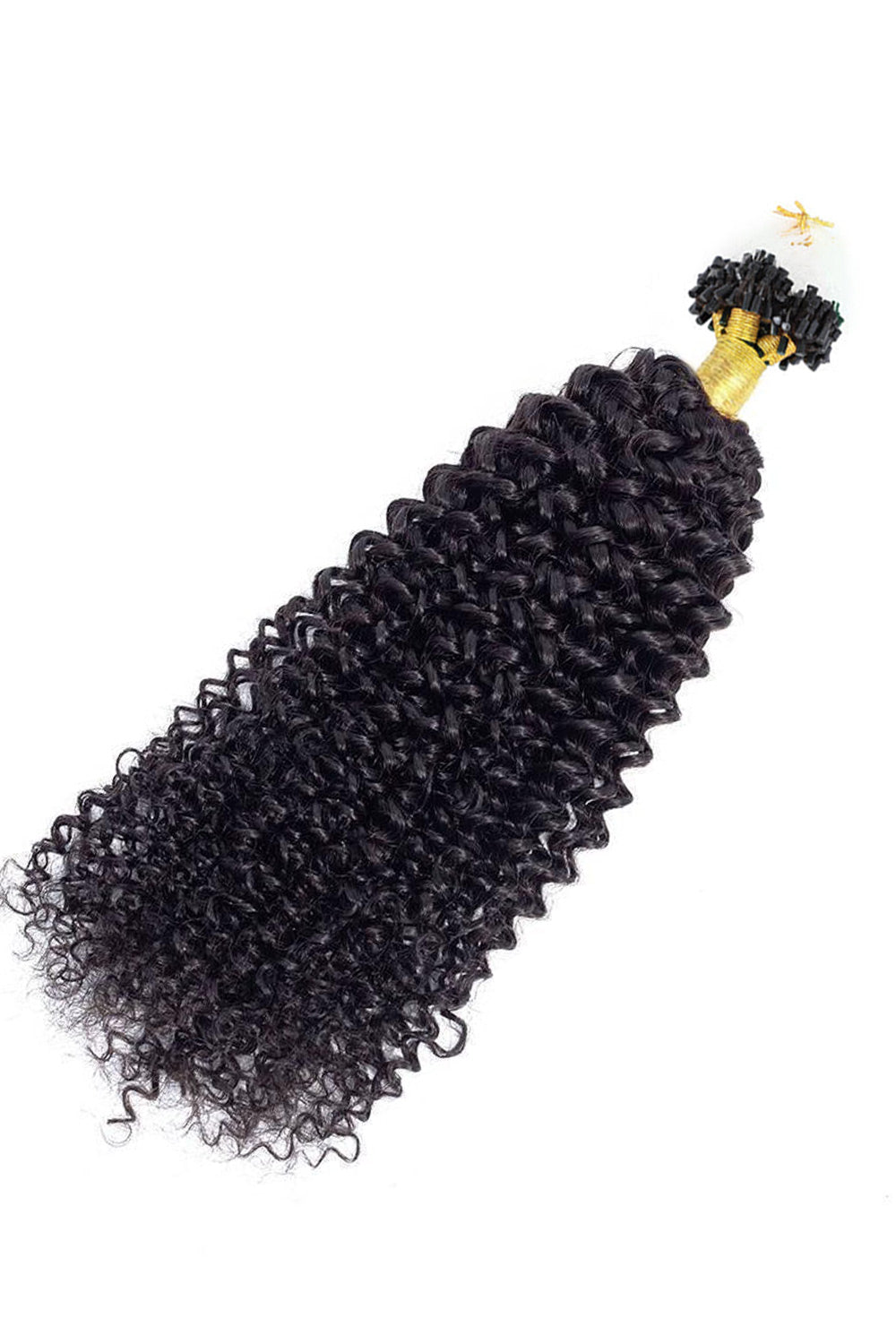 Micro Ring Human Hair Kinky Curly Coily Extensions For Black Hair