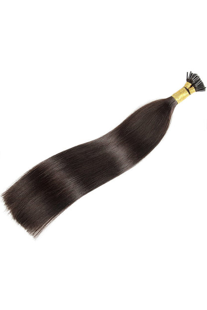 Black Hair I Tip Remy Human Hair Straight Extensions