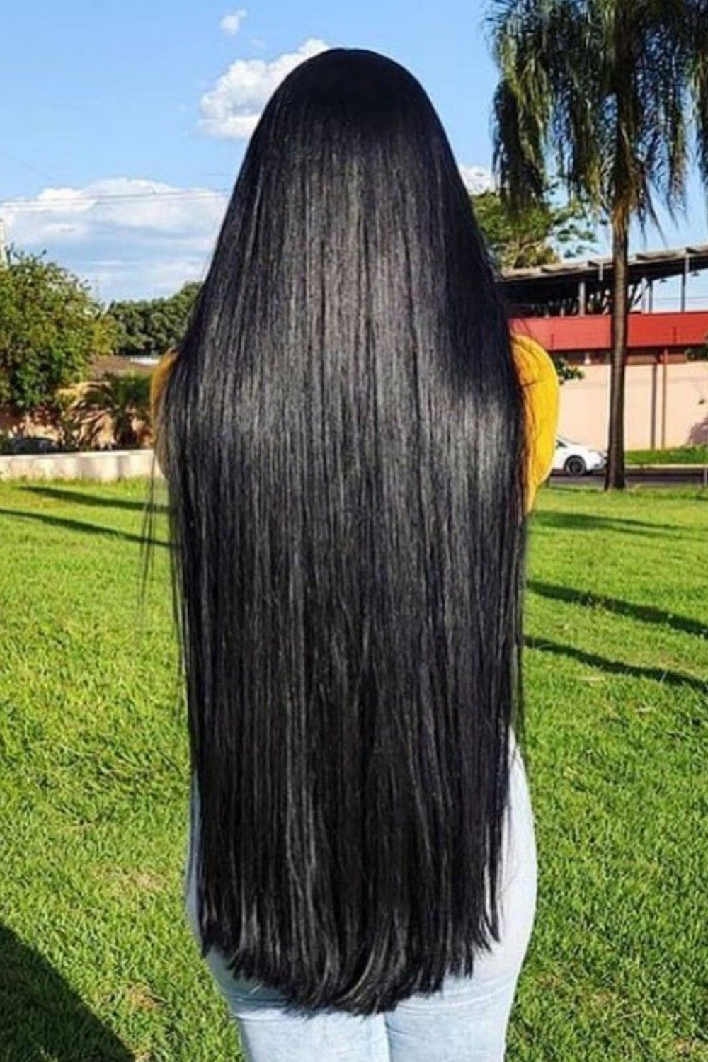 Black Hair I Tip Remy Human Hair Straight Extensions